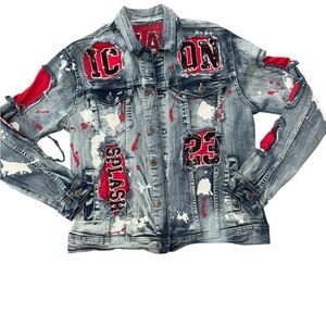 Men’s Copper River denim distressed Jordan 23 ICON SPLASH CHAMP Size Medium